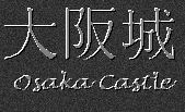 Japanese Characters for Osaka Castle
