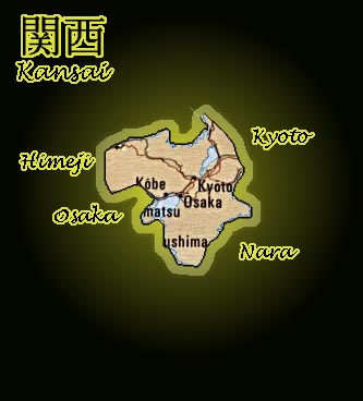 Image Map of Kansai
