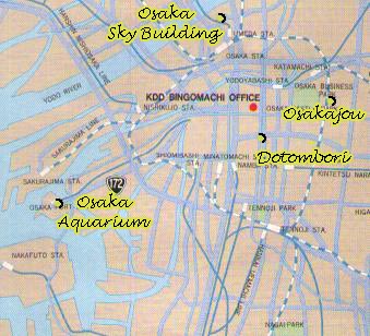 Image Map of Osaka