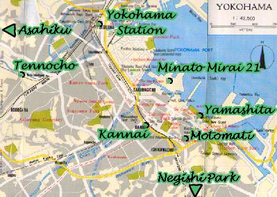 Image Map of Yokohama